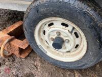 7' GALVANISED TIPPING CAR TRAILER - 31