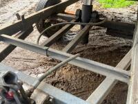 7' GALVANISED TIPPING CAR TRAILER - 32