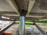7' GALVANISED TIPPING CAR TRAILER - 33