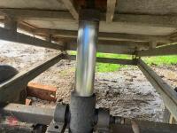 7' GALVANISED TIPPING CAR TRAILER - 34