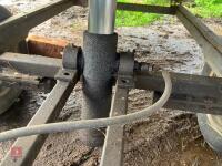 7' GALVANISED TIPPING CAR TRAILER - 35