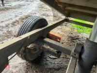 7' GALVANISED TIPPING CAR TRAILER - 37
