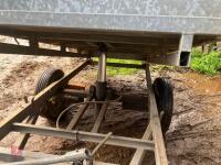 7' GALVANISED TIPPING CAR TRAILER - 40