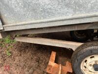 7' GALVANISED TIPPING CAR TRAILER - 42