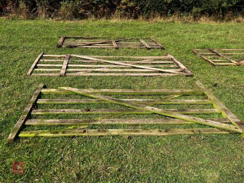3 WOODEN GATES