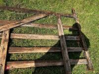 3 WOODEN GATES - 9