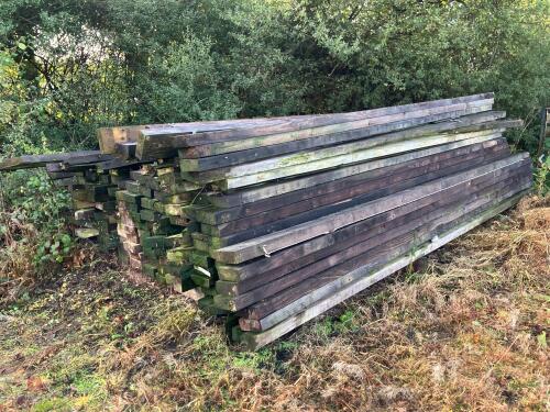 APPROX 160 LENGTHS OF TIMBER