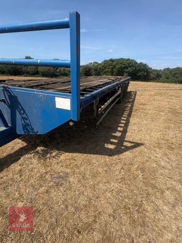 36' JAMES BARRACLOUGH BALE TRAILER (S/R)