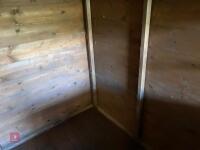 WOODEN GARDEN SHED - 12