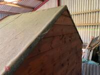 WOODEN GARDEN SHED - 18