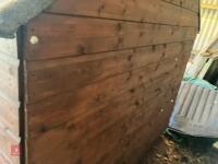 WOODEN GARDEN SHED - 19