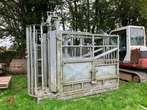 NUGENT GALVANISED CATTLE WEIGH CRUSH