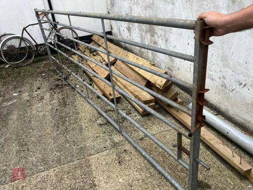 12' GALVANISED FIELD GATE