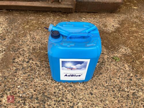 8 X 20 LITRE DRUMS OF AD BLUE