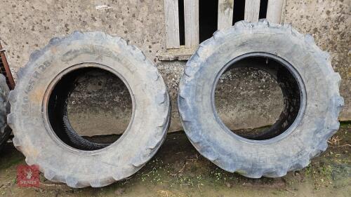 2 MICHELIN 540/65 R28 TYRES
