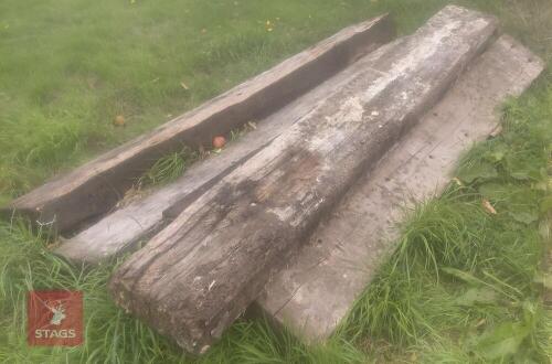 6 RAILWAY SLEEPERS