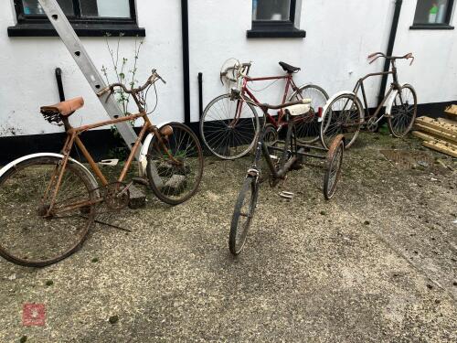 SELECTION OF VINTAGE PUSH BIKES (S/R)