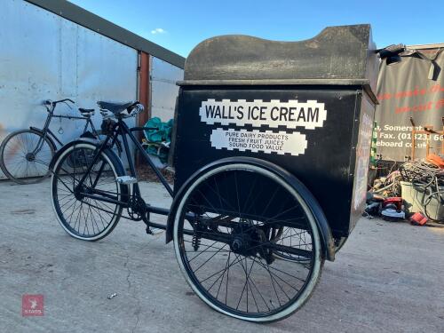 1920'S WARRICK WALLS ICE CREAM TRICYCLE