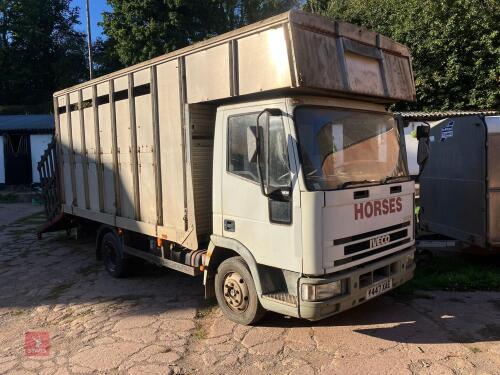 2001 IVECO CARGO HORSE LORRY