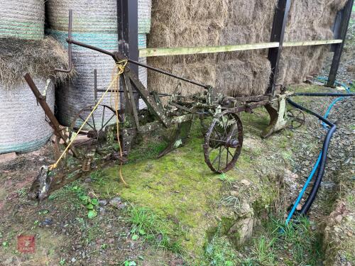 VINTAGE 3 FURROW TRAILED PLOUGH