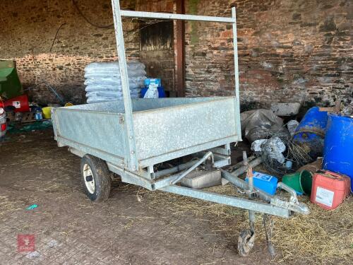 GALVANISED SINGLE AXLE TIPPING TRAILER