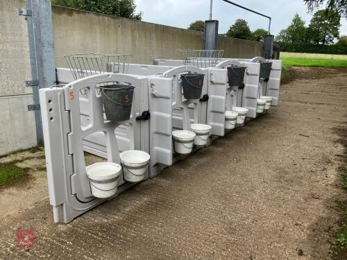4 X AGRI-PLSATICS CALF PENS