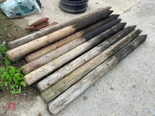 10 X 5'6'' X 4'' FENCING STAKES
