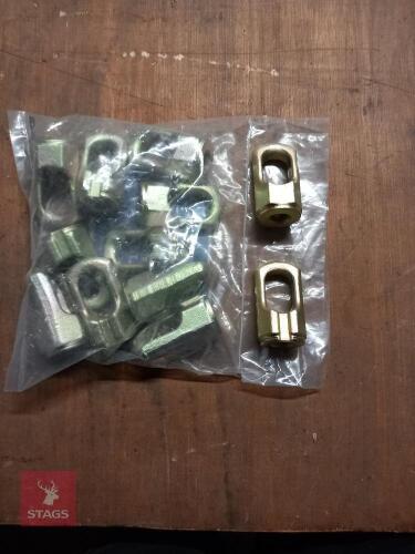12 X STOCK STYLE DUAL WHEEL NUTS