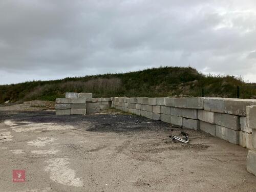 20 X 45'' X 34'' X 16'' CONCRETE BLOCKS