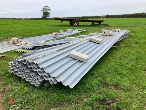 10 X 25' LONG ROOF SHEETS
