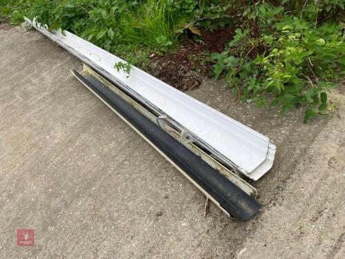 SELECTION OF PLASTIC GUTTERING