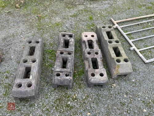 4 HERAS FENCING FEET