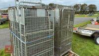 11 X CAGE TROLLIES ON CASTERS - 6
