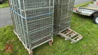 11 X CAGE TROLLIES ON CASTERS - 7