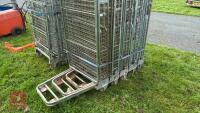 11 X CAGE TROLLIES ON CASTERS - 10