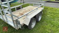 8' X 4' TWIN AXLE PLANT TRAILER - 8