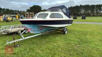 18' BOAT WITH STEEL TRAILER