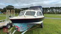 18' BOAT WITH STEEL TRAILER - 2