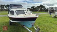 18' BOAT WITH STEEL TRAILER - 3