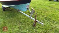 18' BOAT WITH STEEL TRAILER - 4