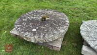 4' ROUND GRANITE MILL STONE