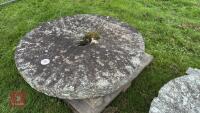 4' ROUND GRANITE MILL STONE - 2