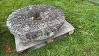 4' ROUND GRANITE MILL STONE - 4