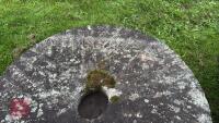 4' ROUND GRANITE MILL STONE - 7