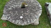 4' ROUND GRANITE MILL STONE - 8