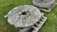 4' ROUND GRANITE MILL STONE TOP - 3