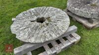 4' ROUND GRANITE MILL STONE TOP - 4