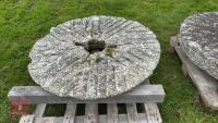 4' ROUND GRANITE MILL STONE TOP - 5