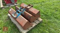 3 ASSORTED DIGGER GRADING BUCKETS - 3