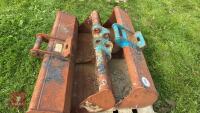 3 ASSORTED DIGGER GRADING BUCKETS - 9